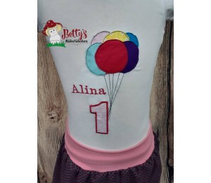 Stickdatei - Luftballon Strauß Appli 